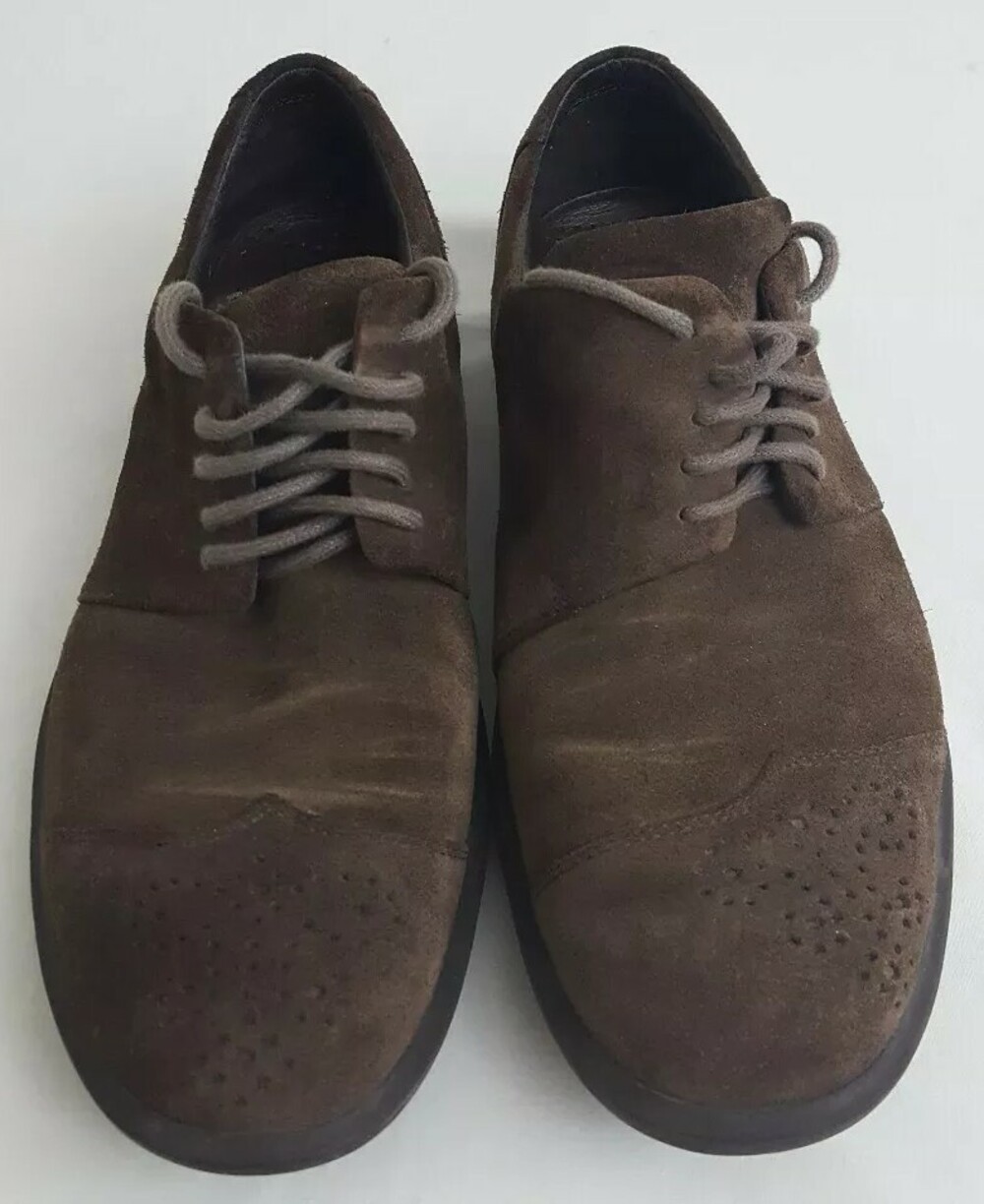 Camper TWS Womens Brown Suede Brogue Oxford Style Sneakers Size 11 Euro 41